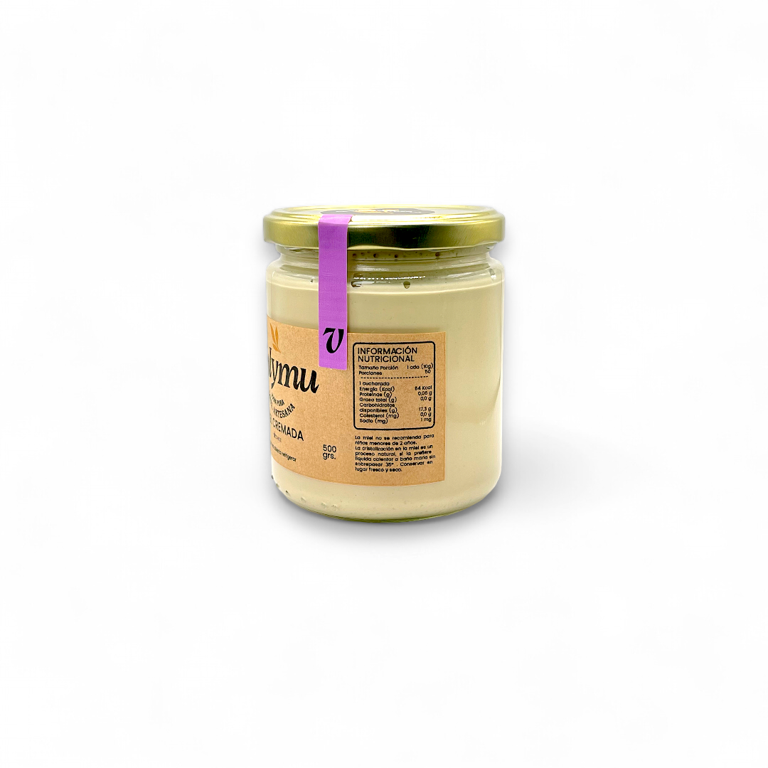 Miel Cremada de Quillay Valymu (500g) | Cremosa, 100% Natural y del Bosque Nativo