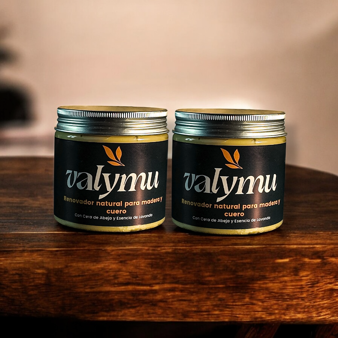 Pack x2 Renovador de Madera y Cuero (170ml c/u) con Cera de Abeja