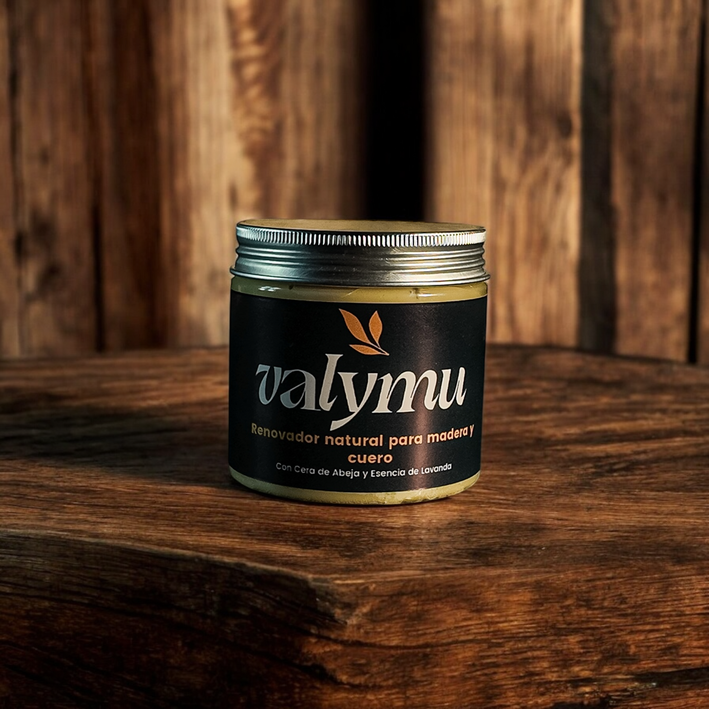 Renovador de Muebles, Madera y Cuero Valymu - Cera de Abeja Natural (170g)