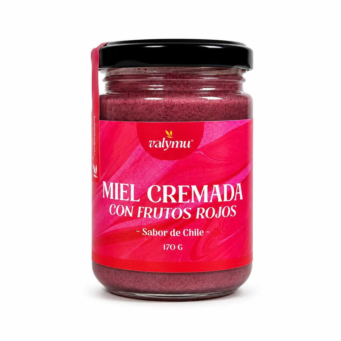 Miel con Frutos Rojos Valymu 170 g con cranberry, frambuesa y zarzaparrilla negra