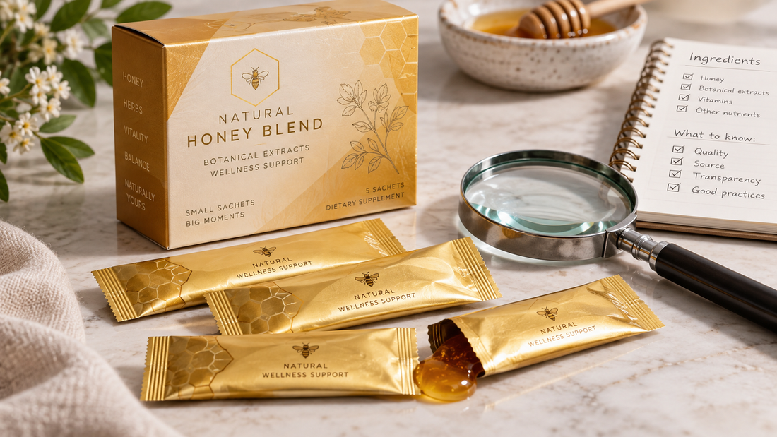 Productos tipo Royal Honey o miel del amor analizados en artículo educativo de Valymu