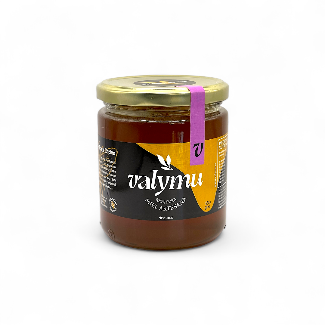 Frasco de Miel de Quillay Valymu 550 g, imagen de producto