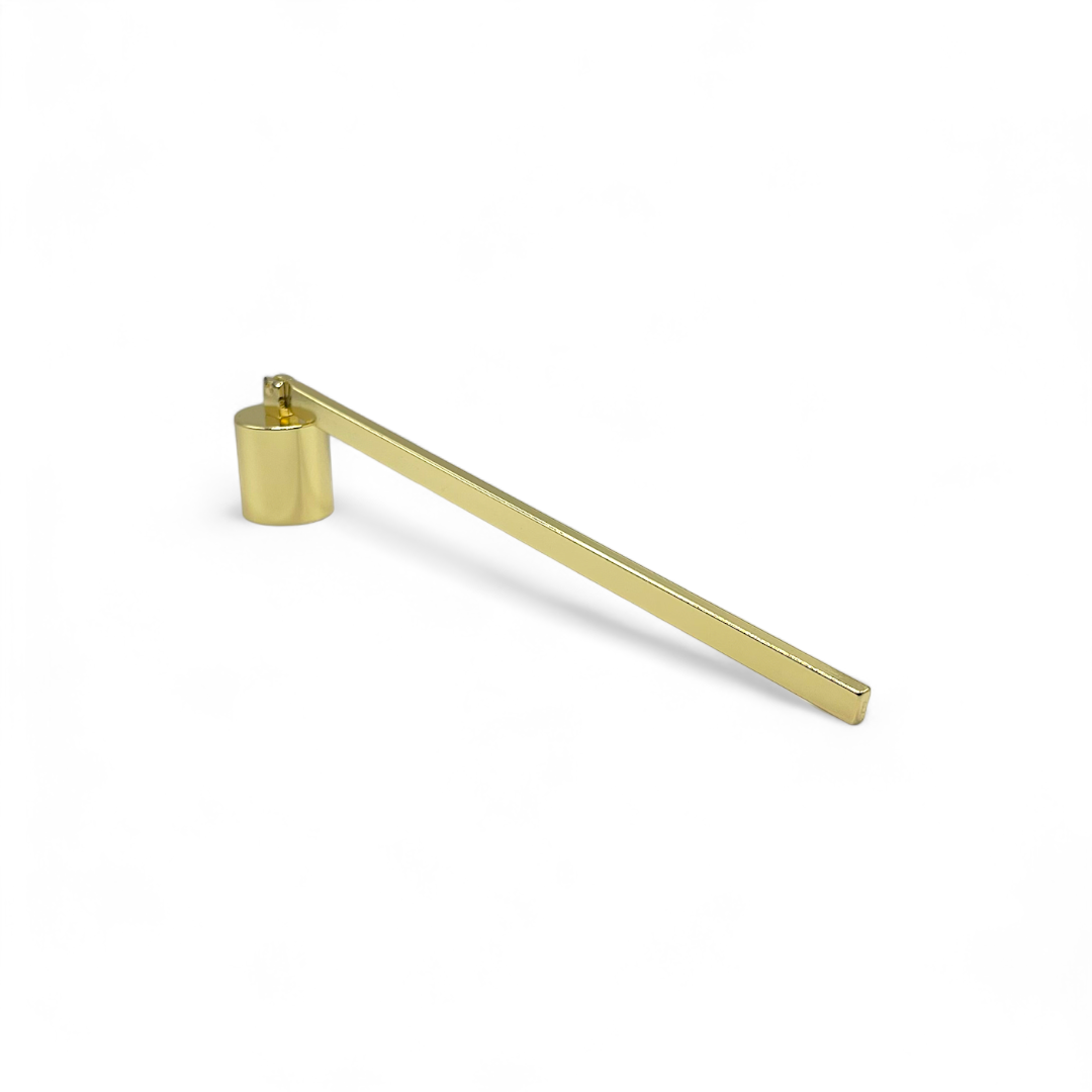 Apaga Velas Color Oro | Apagado Limpio y Cuidado de la Mecha