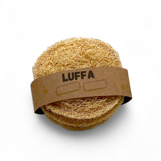 Set de 3 Pétalos de Luffa Tamaño S - Exfoliación Natural para tu Rutina de Skin Care