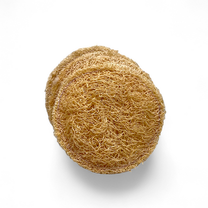 Set de 3 Pétalos de Luffa Tamaño S - Exfoliación Natural para tu Rutina de Skin Care