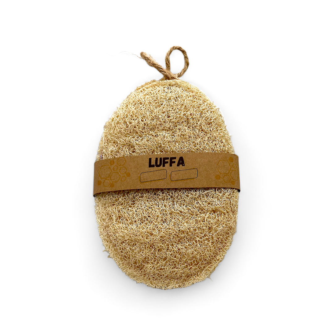 Set de 2 Ovalos XL de Luffa para una Exfoliación Profunda y Natural