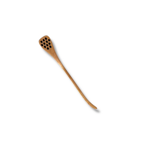Cuchara Mielera de Madera | Diseño Anti-Goteo