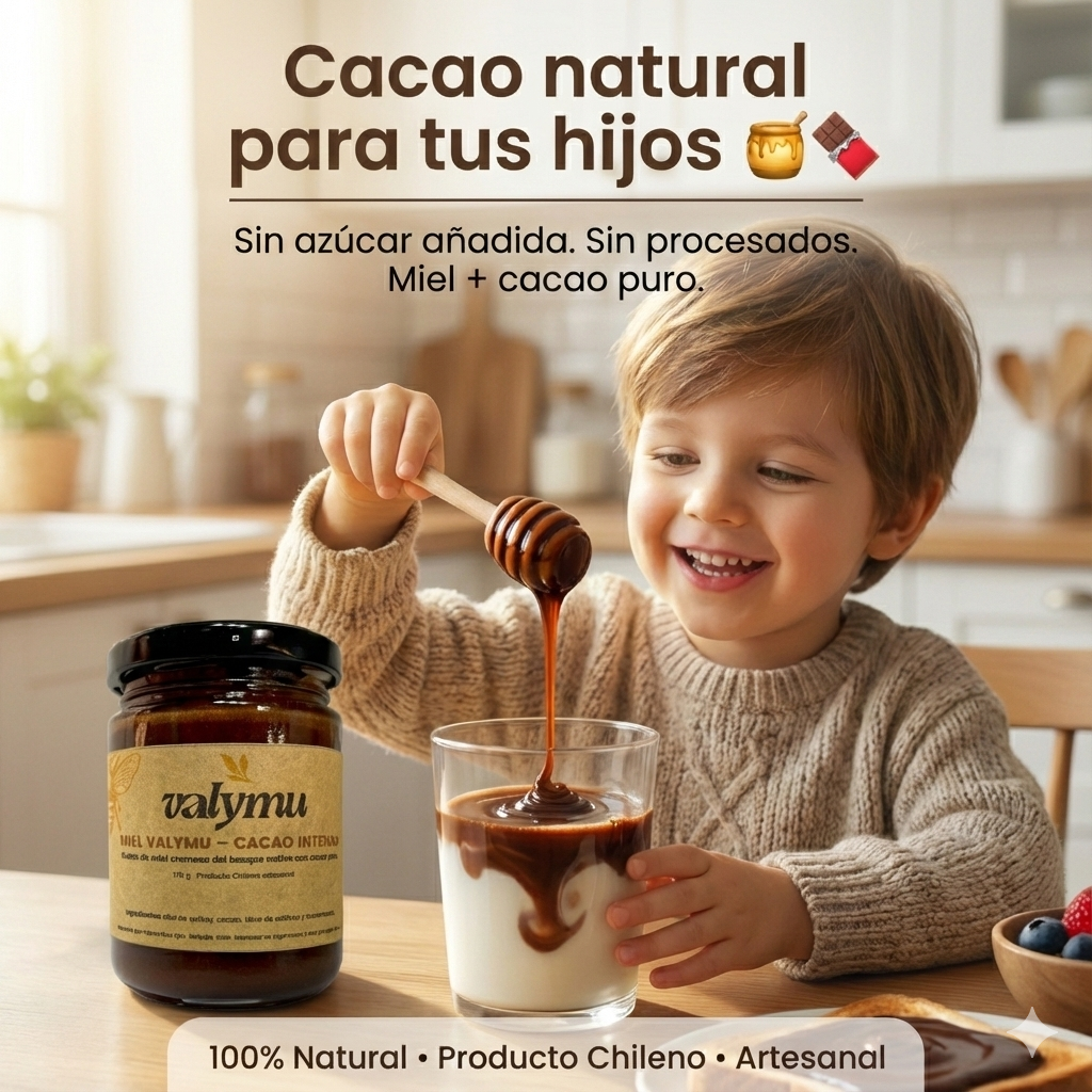 Pack Regalo Gourmet: Trilogía Mieles Valymu (Cacao, Frutos Rojos, Merkén)