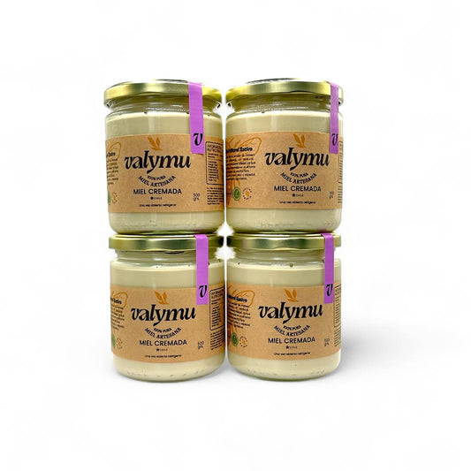 Pack x4 Miel Cremada de Quillay (500g c/u) – Siempre Suave, Siempre Lista